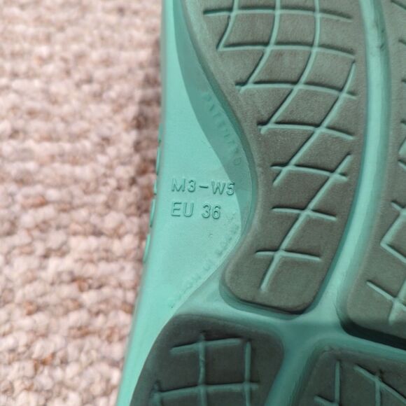 Oofos OOriginal Sandals Flip Flops Mens 3 Womens 5 Seafoam Green Recovery - Picture 7 of 7